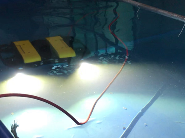 ROV实地海域拍摄测试